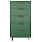 Manhattan Comfort Granville Tall 23.62 Narrow Dresser in Sage Green DR-5003 - alternate 1